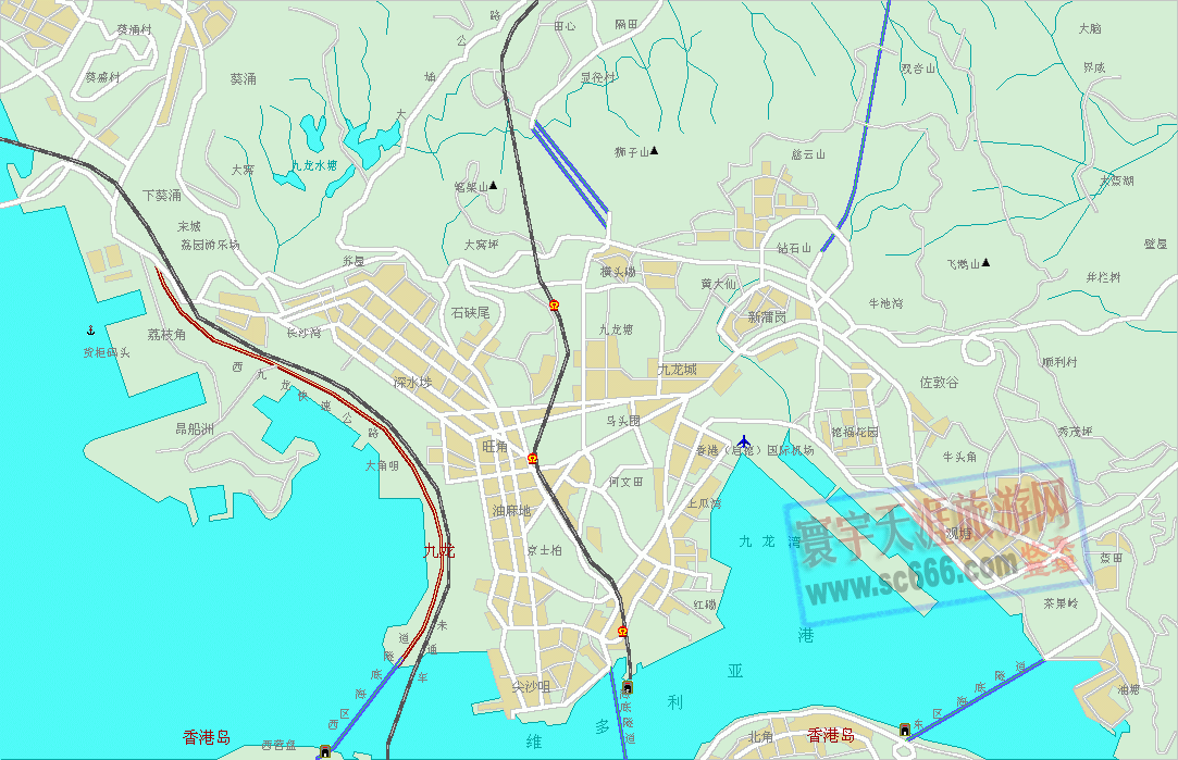 九龙城区地图