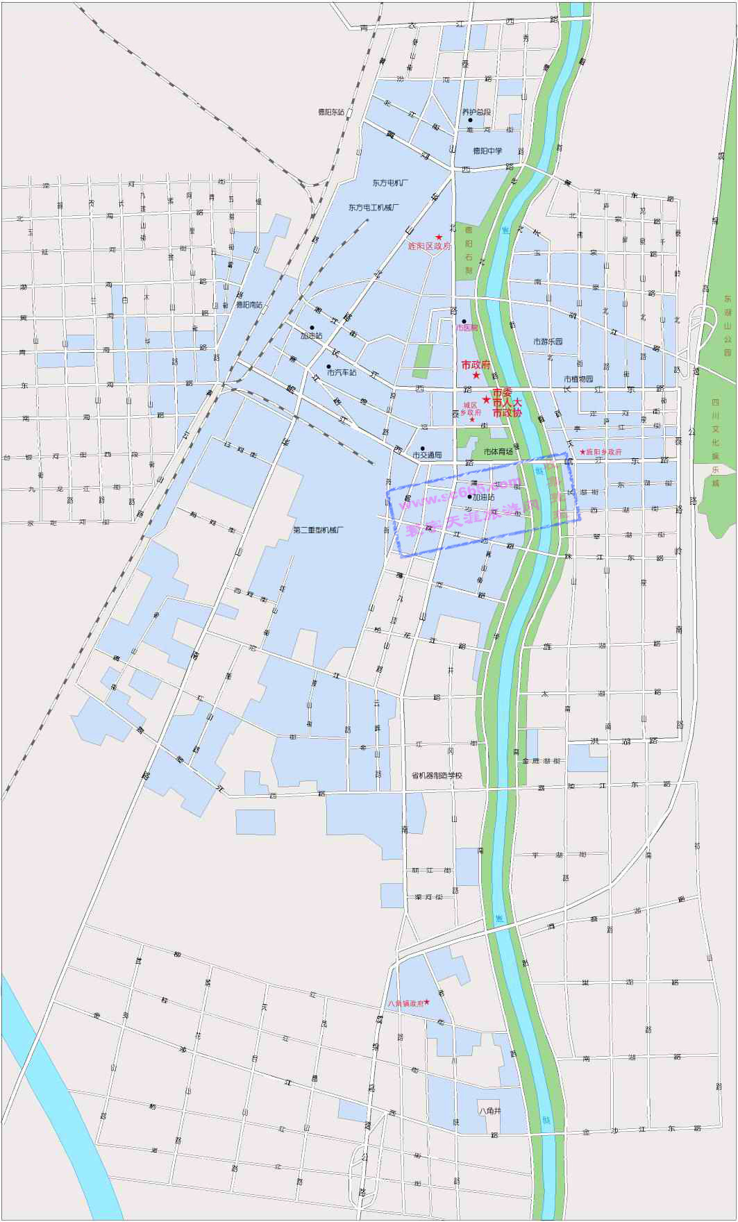 德阳市城区地图2
