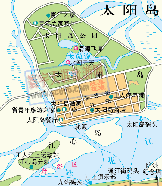 太阳岛导游图