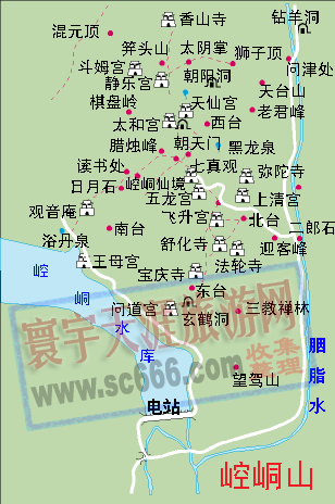 崆峒山导游图3